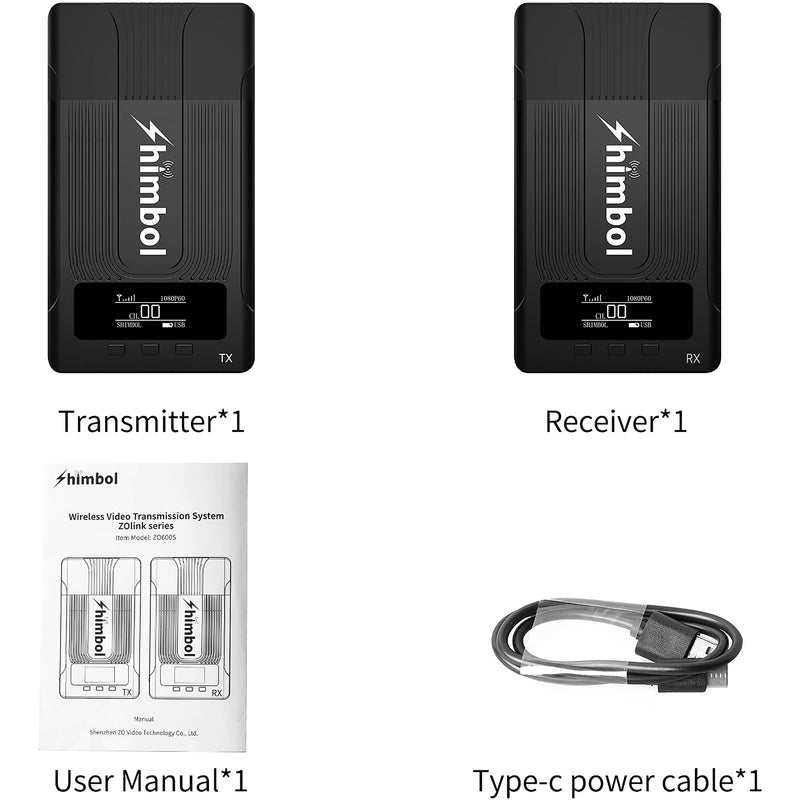 Shimbol ZO600S SDI & HDMI Wireless Video Transmission System