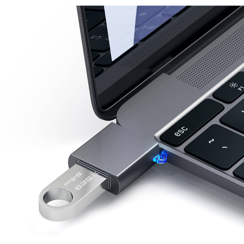 Satechi Type-C to Type-A USB Adapter (Space Gray)