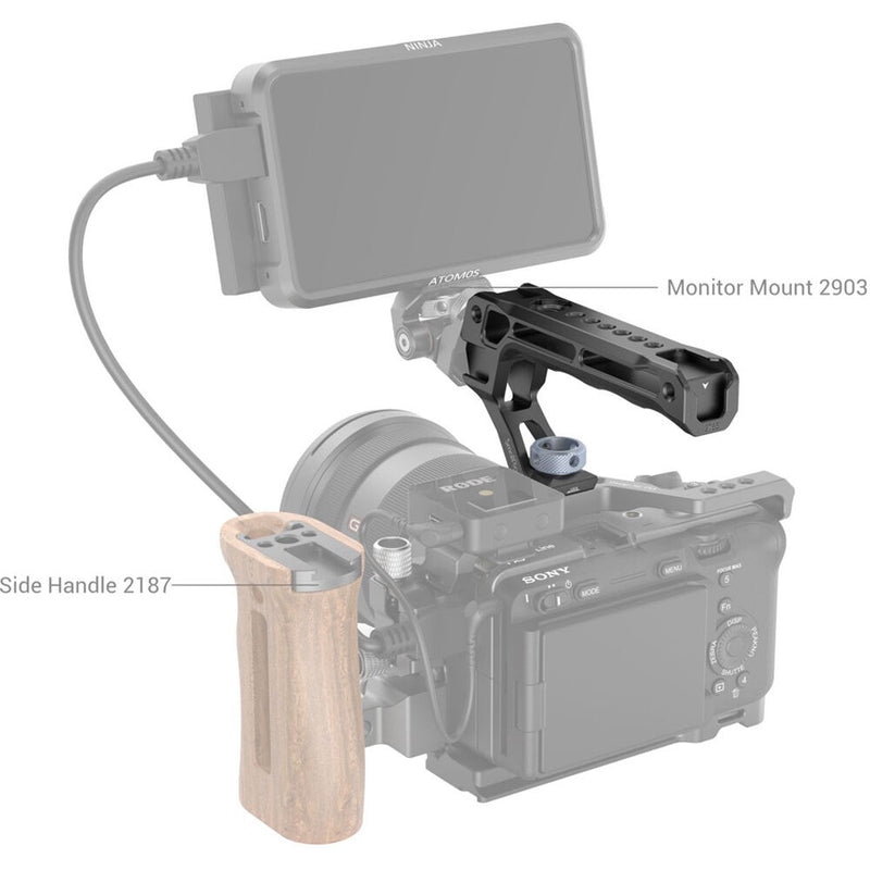 SmallRig Top Handle with ARRI-Style Anti-Twist Mount (Lite)