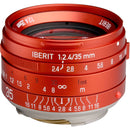 KIPON Iberit 35mm f/2.4 Lens for Leica M (Red)