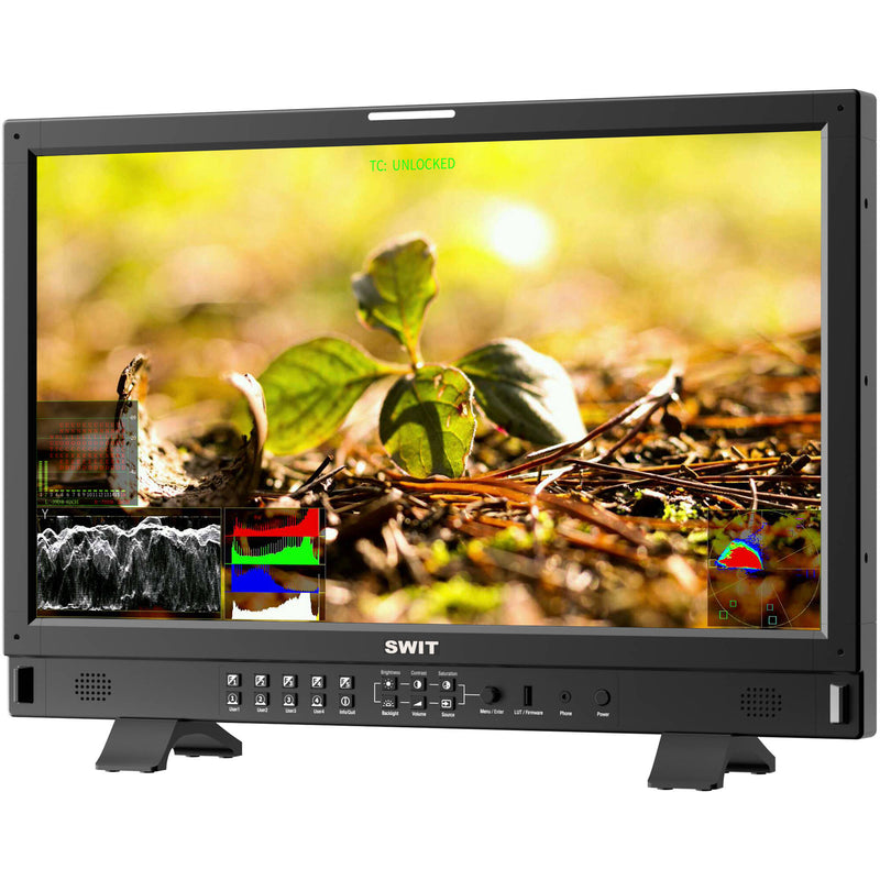 SWIT 23.8" UHD 4K/8K 12G-SDI HDR Studio LCD Monitor