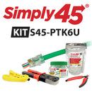 Simply45 S45-PTK6U Pass-Through Series Cat 6 UTP Starter Kit