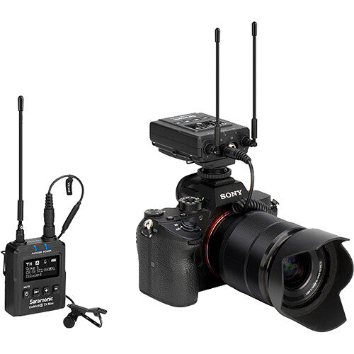 Saramonic UWMIC9S Mini KIT1 Compact Camera-Mount Wireless Omni Lavalier Microphone System (514 to 596 MHz)