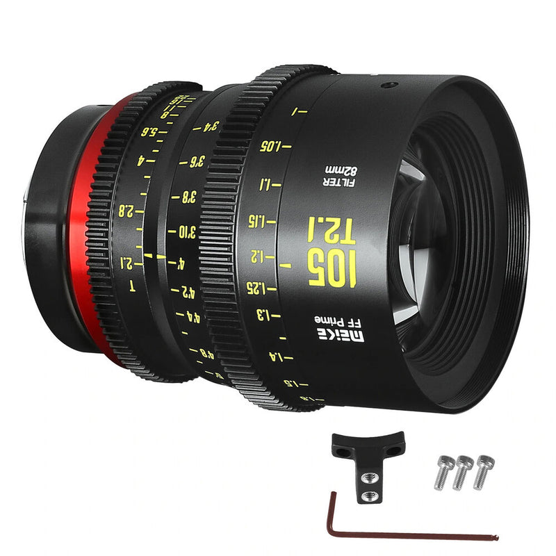 Meike FF-Prime Cine 105mm T2.1 Lens (E-Mount, Feet/Meters)