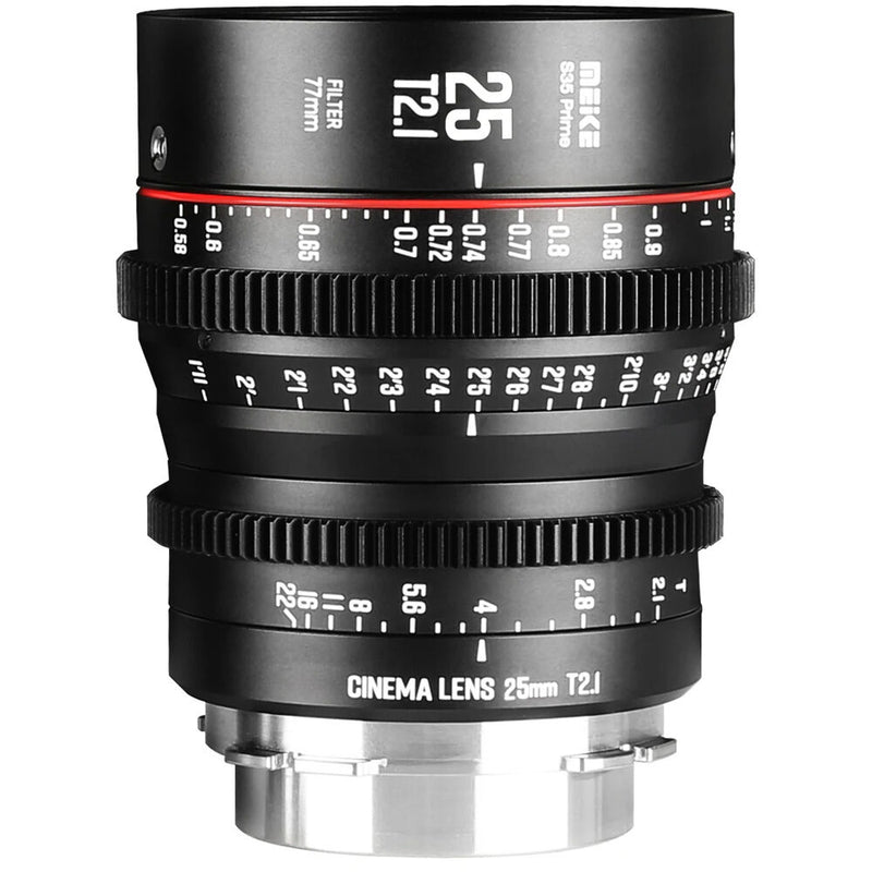 Meike 25mm T2.1 Super35 Prime Cine Lens (PL Mount)