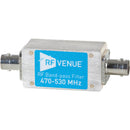 RF Venue RF Band-Pass Filter (470 to 530 MHz)