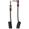 Monster Cable Prolink Classic Series Right-Angle 1/4" Male to Straight 1/4" Male Coiled Instrument Cable (Black, 21')