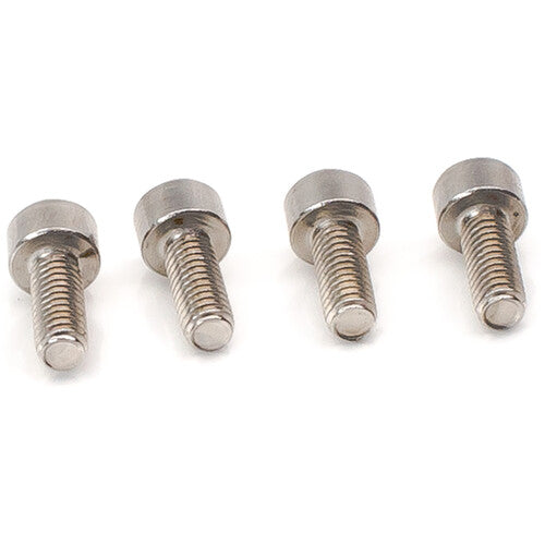 CineMilled M4 x 10mm Stainless Steel Screws (4-Pack)