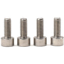 CineMilled M4 x 10mm Stainless Steel Screws (4-Pack)