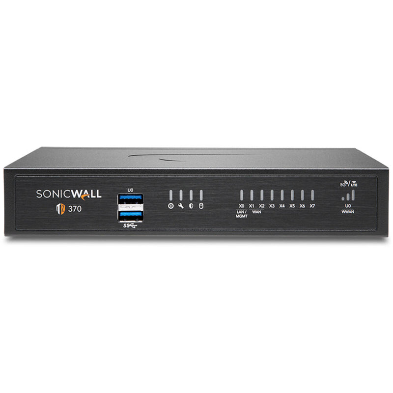 SonicWALL TZ370 Network Security Solution with 1-Year of TotalSecure Advanced Edition