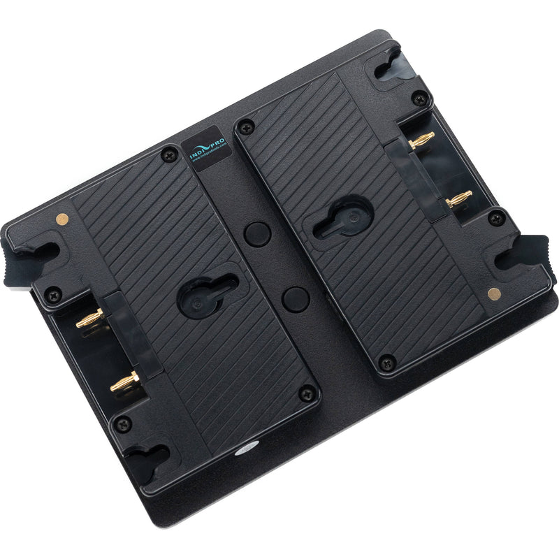 IndiPRO Tools Hot-Swap Dual Gold Mount Adapter Plates to V-Mount Plate