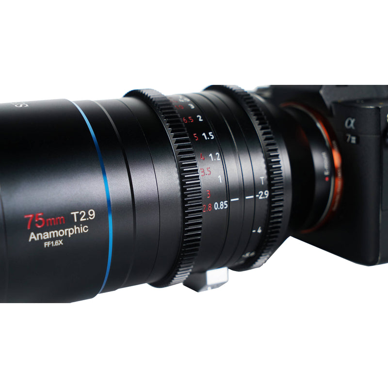 Sirui 75mm T2.9 Full Frame 1.6x Anamorphic Lens (Sony E)