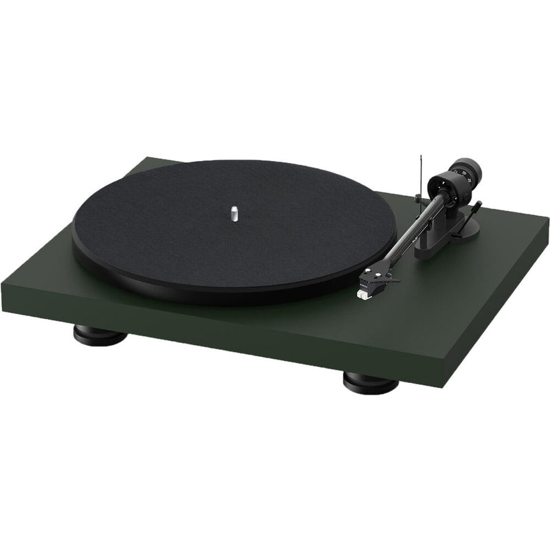 Pro-Ject Audio Systems Debut Carbon EVO Manual Three-Speed Turntable (Satin Green)