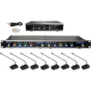 VocoPro USB-CONFERENCE-8 8-Person Wireless Microphone/USB Interface Package