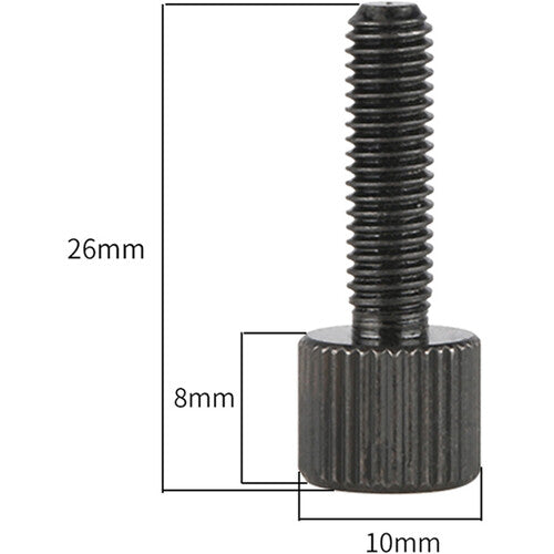 Niceyrig M5 x 18mm Knurled Screw Set (5-Pack)