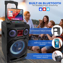 Pyle Pro PHP210DJT 10" Portable Bluetooth PA System with Rechargeable Battery