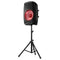 Gemini 2000W 2-Way 15" Powered Bluetooth Loudspeaker with Light Show, Stand, and Microphone