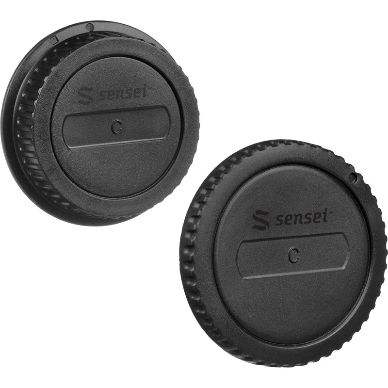 Sensei Body Cap and Rear Lens Cap Kit for Canon EF/EF-S-Mount Cameras/Lenses