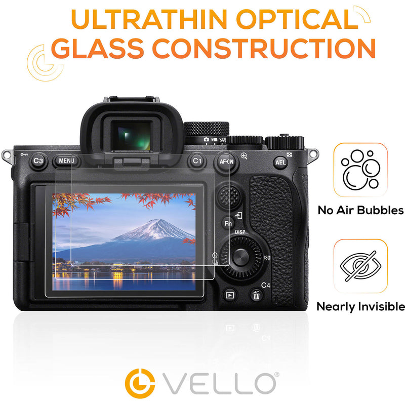 Vello LCD Screen Protector Ultra II for Sony Alpha a7 IV Cameras