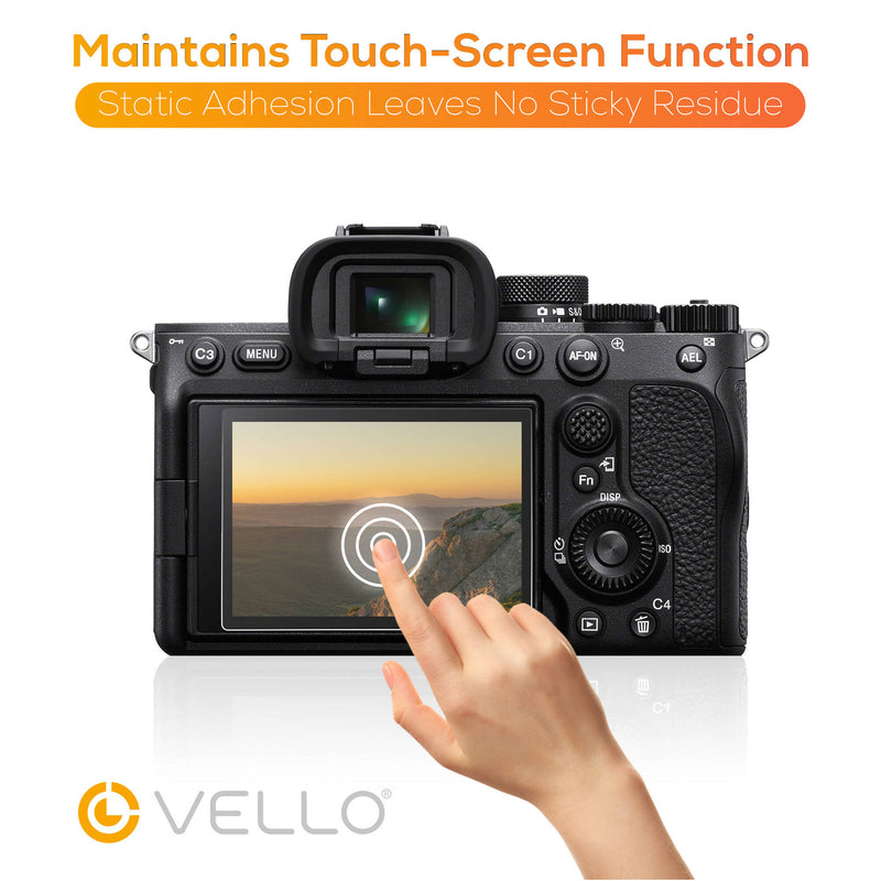 Vello LCD Screen Protector Ultra II for Canon EOS G9 X II, G9 X, G7 X II, G7 X, G5 X II, G5 X, G1 X III, RP, M6, M100, SL3, SL2, Ricoh GR III or GR IIIx Cameras