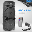 Pyle Pro PPHP2835B Dual 8" 600W Rechargeable Speaker System