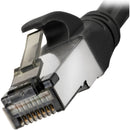 Pearstone Cat 7 Double-Shielded Ethernet Patch Cable (1', Black)