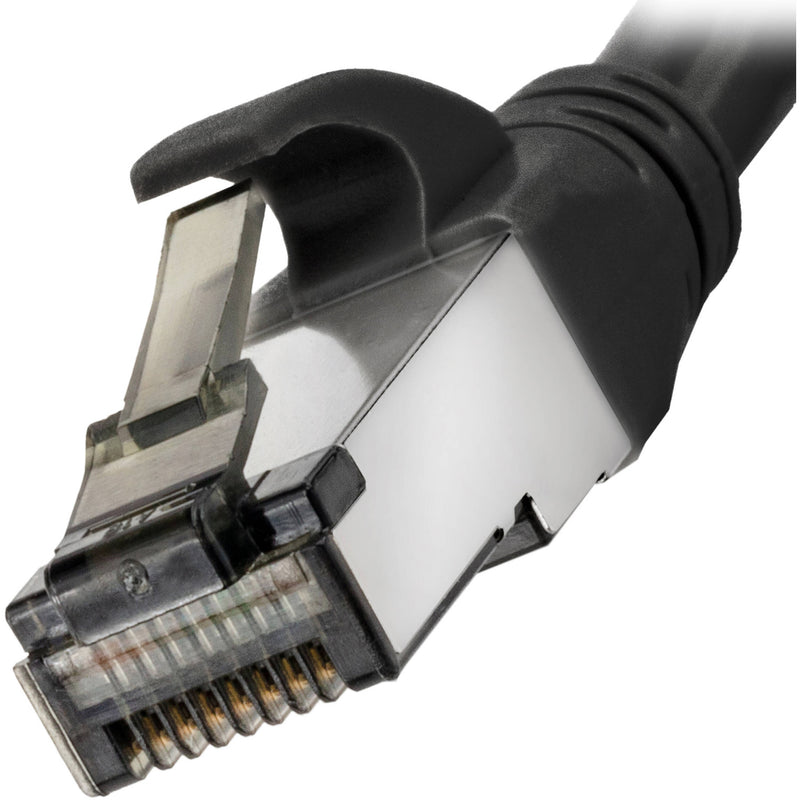 Pearstone Cat 7 Double-Shielded Ethernet Patch Cable (3', Black)