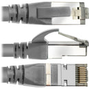 Pearstone Cat 7 Double-Shielded Ethernet Patch Cable (1', Gray)