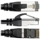 Pearstone Cat 7 Double-Shielded Ethernet Patch Cable (3', Black)