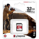 Kingston 32GB Canvas React Plus UHS-II SDHC Memory Card