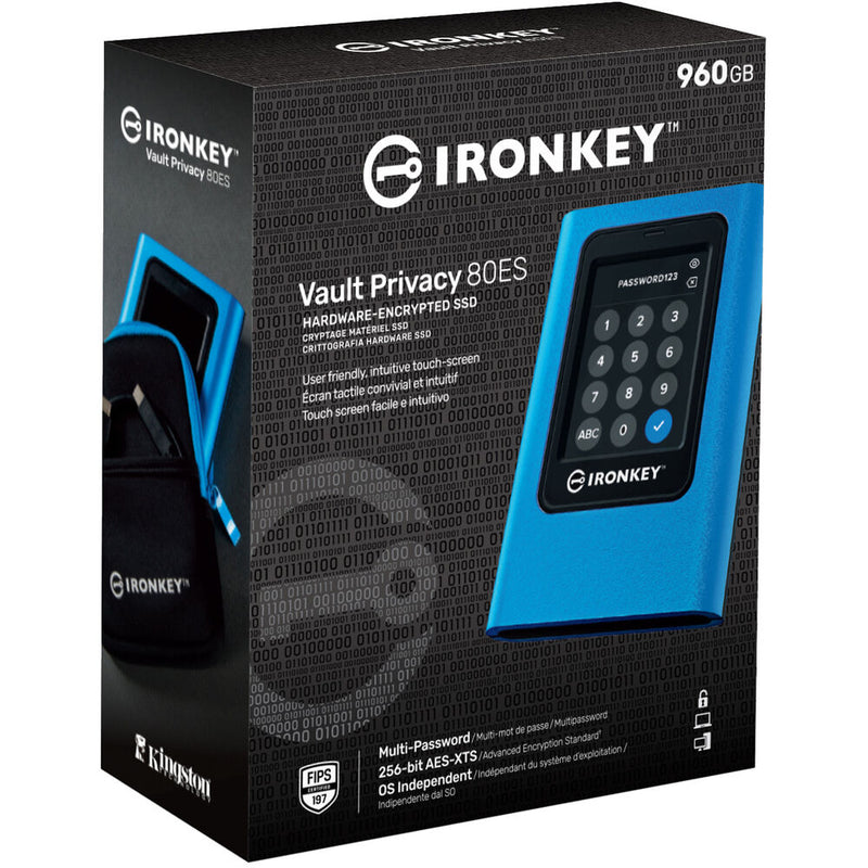 Kingston 960GB IronKey Vault Privacy 80 External SSD