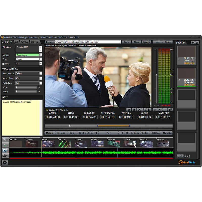 Axel Technology XPlayout Television Playout Automation Software