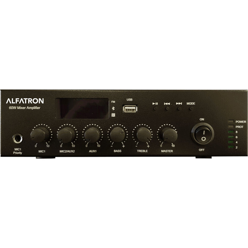 Alfatron Compact 60W Mixer Amplifier with Bluetooth