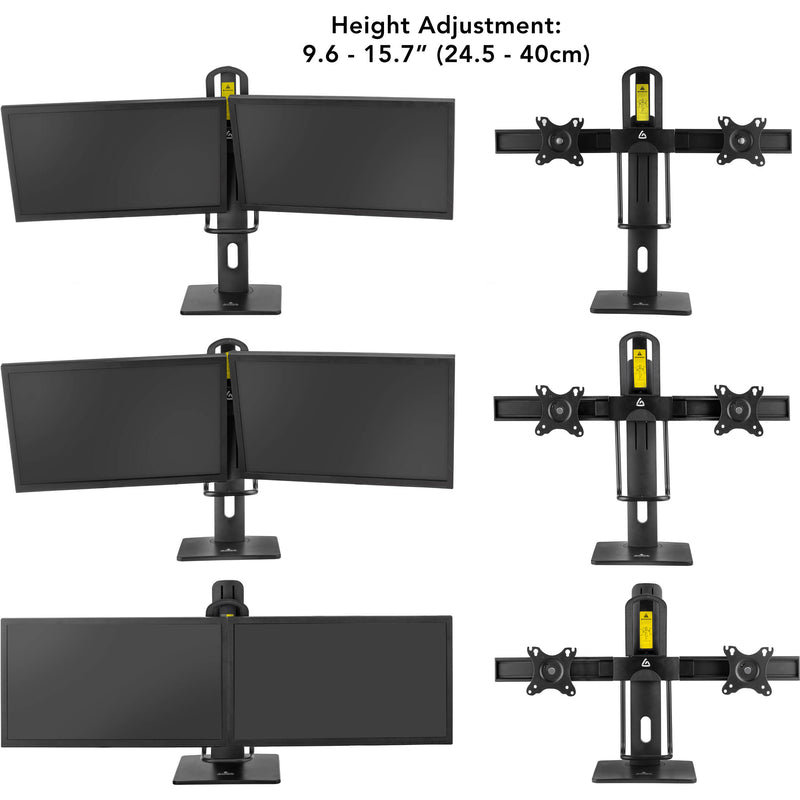 Gabor Mainmast DMS-202 Desktop Dual-Monitor Stand for 17 to 27" Displays