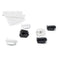 Bubblebee Industries Lav Concealer for Sony ECM-V1 (3 Black and 3 White)