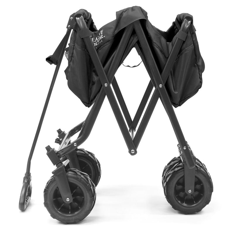 Creative Outdoor Distributor All-Terrain Folding Wagon (Black)