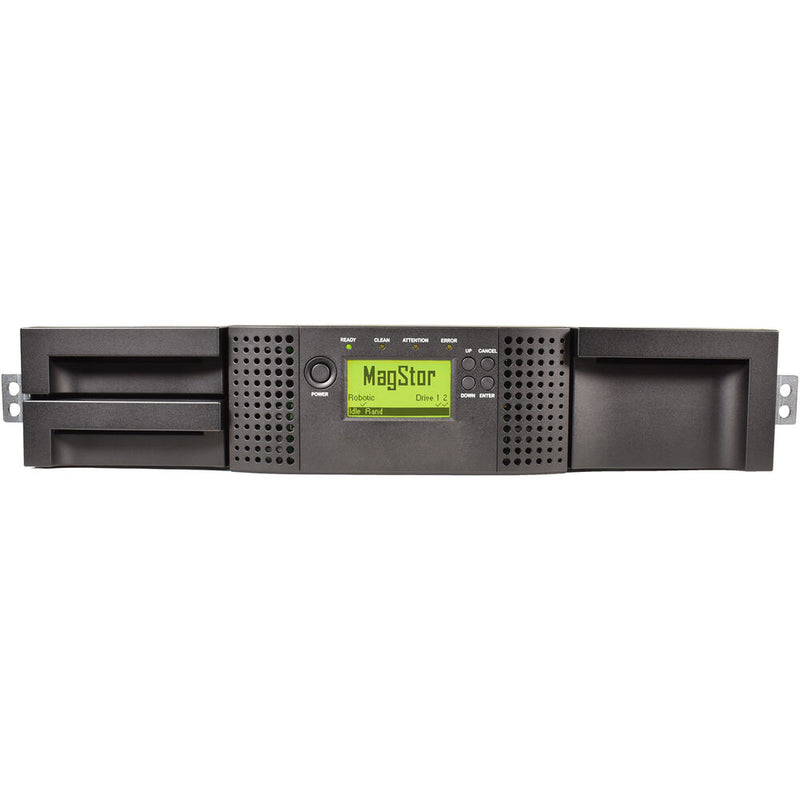 MagStor M2000 LTO-9 SAS 24-Slot 2 RU Tape Library