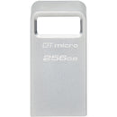 Kingston 256GB DataTraveler Micro USB Flash Drive (Silver)