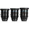 Sirui Jupiter T2 Full Frame Macro Cine 3-Lens Set (EF Mount)