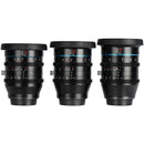 Sirui Jupiter T2 Full Frame Macro Cine 3-Lens Set (PL Mount)