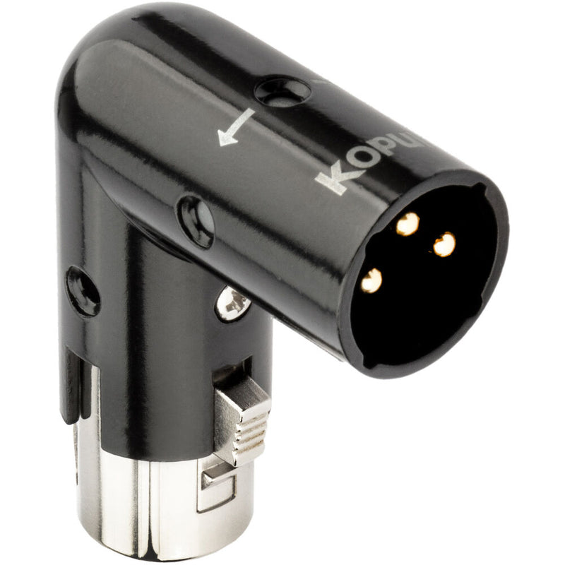 Kopul XLR Twist-360 Angled XLR Adapter