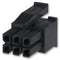 AMP - TE CONNECTIVITY 794617-6 Connector Housing, Micro MATE-N-LOK Series, Receptacle, 6 Ways, 3 mm, Micro MATE-N-LOK Connectors