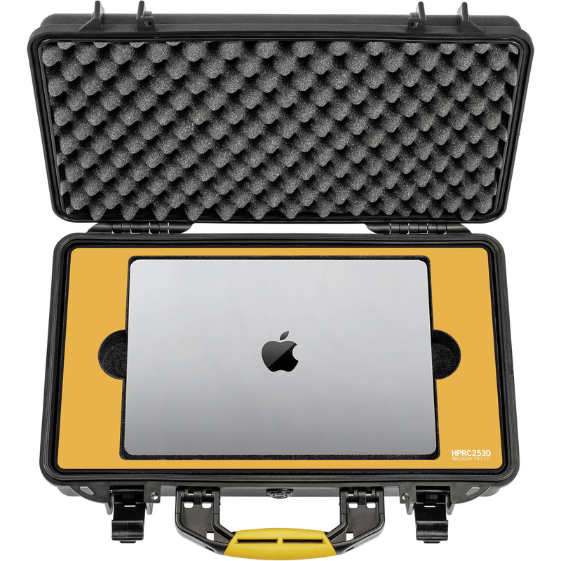 HPRC 2530 Hard Case with Foam for 16" MacBook Pro and Accessories (Black)