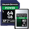 Delkin Devices 80GB POWER CFexpress Type A & 64GB POWER UHS-II SDXC Memory Card Bundle