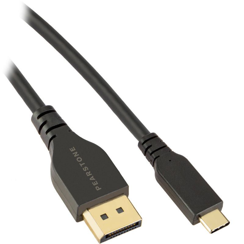 Pearstone USB Type-C Male to DisplayPort Male 8K Cable (3.3')