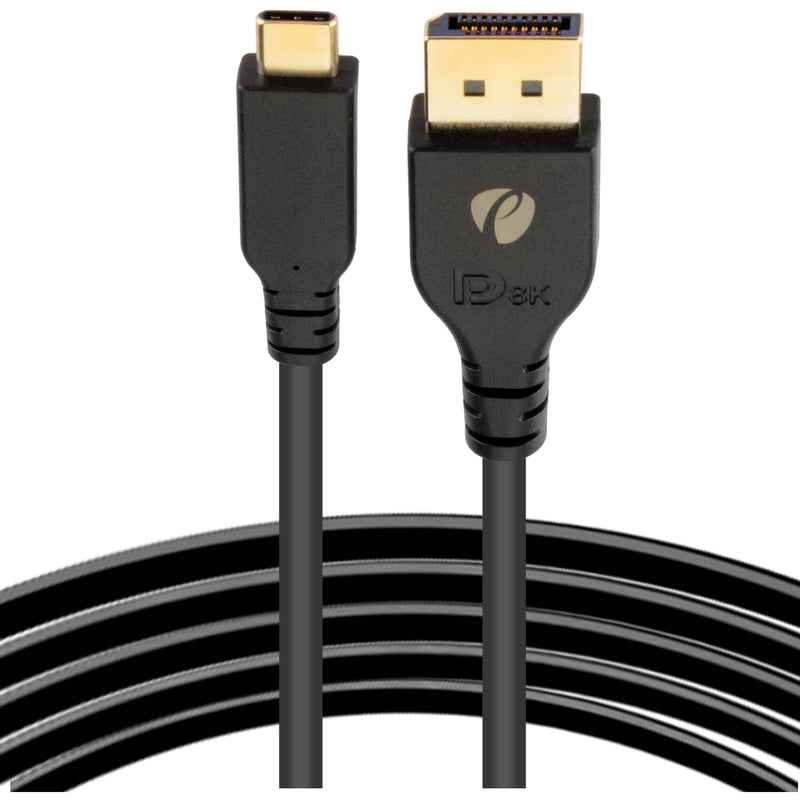 Pearstone USB Type-C Male to DisplayPort Male 8K Cable (6.6')