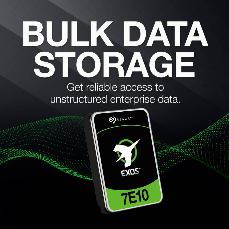 Seagate 10TB Exos X18 7200 rpm SATA III 6 Gb/s 3.5" Internal HDD