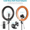 Neewer LED Ring Light Kit with Stand and Accessories (18")