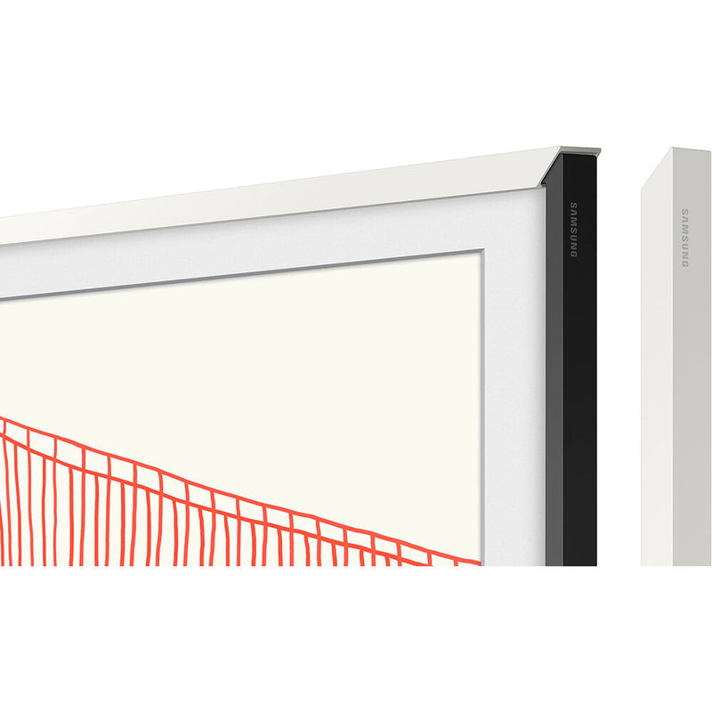 Samsung Customizable Bezel for the 2021 85" The Frame TV (Modern White)