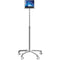 CTA Digital Height-Adjustable Floor Stand with Laptop Holder